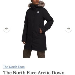 Women’s black arctic parka size XL excellent condition